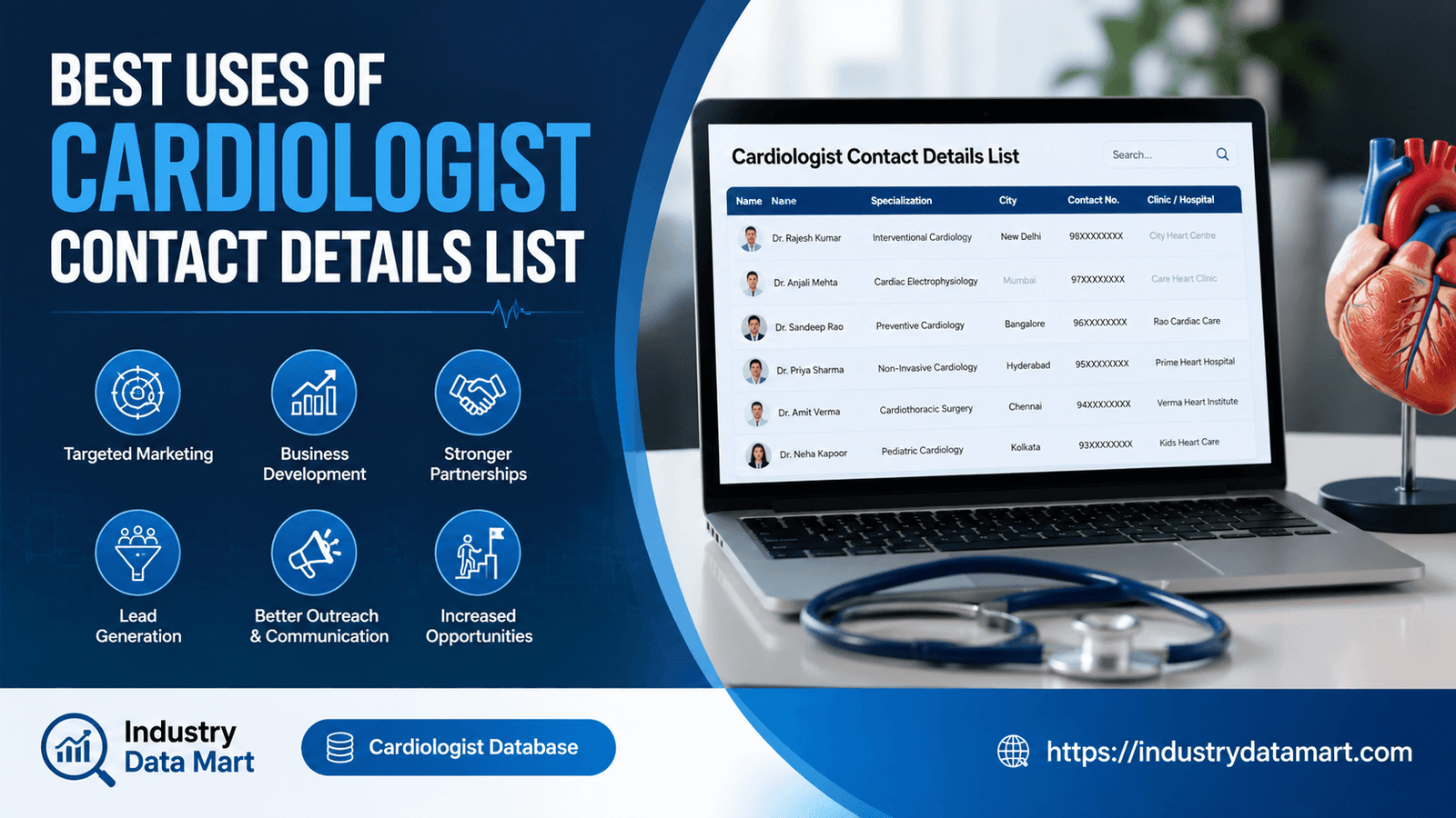 Best Uses of a Cardiologist Contact Details List