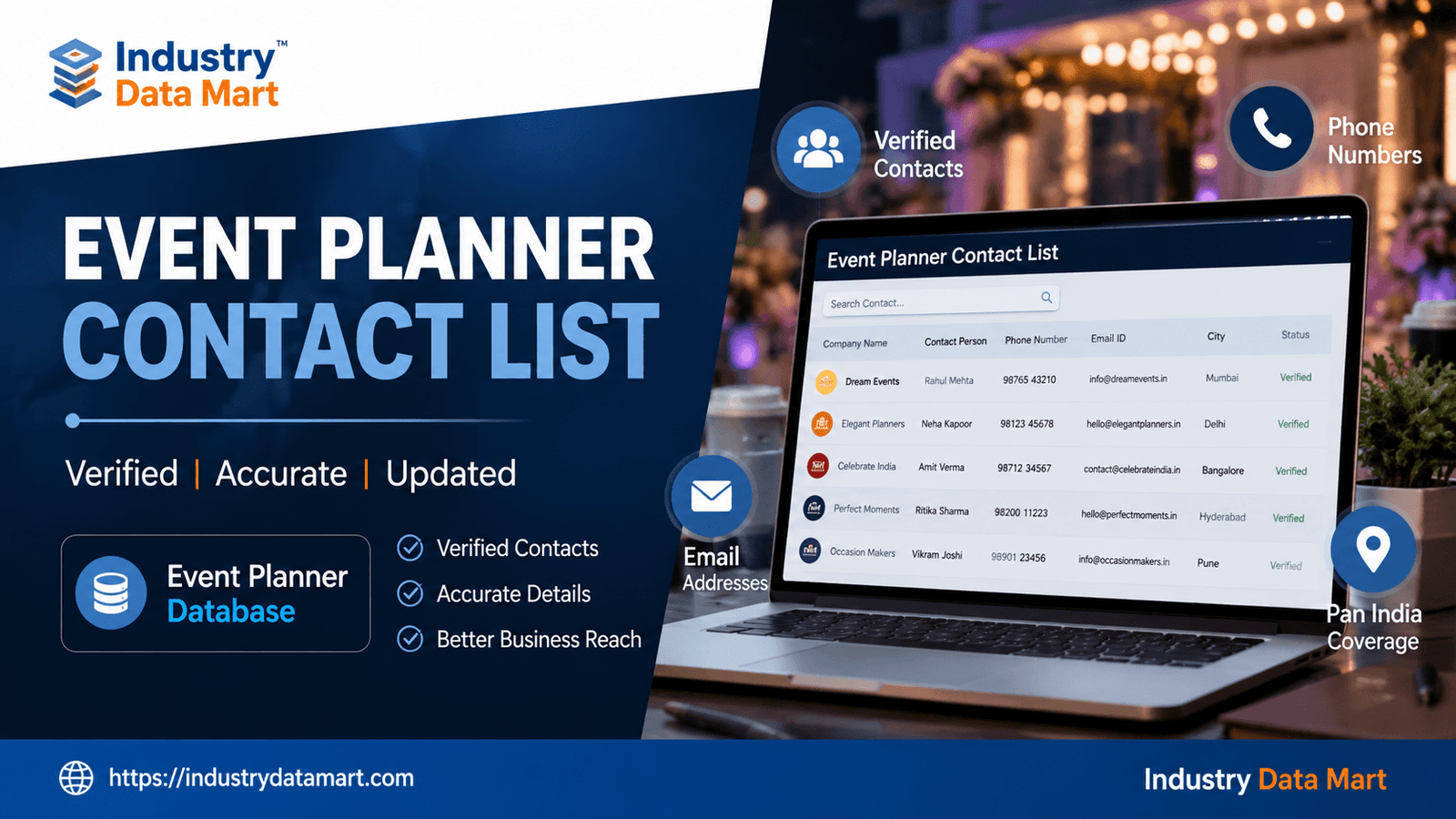 Best Ways to Find Verified Event Planner Contacts in India