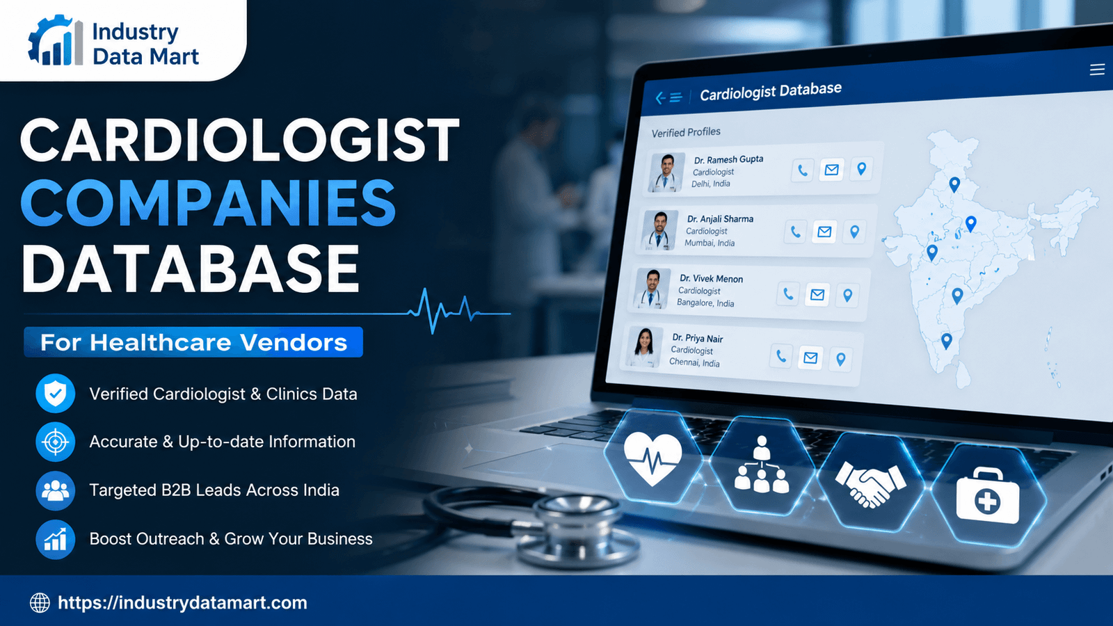 Cardiologist Companies Database for Healthcare Vendors