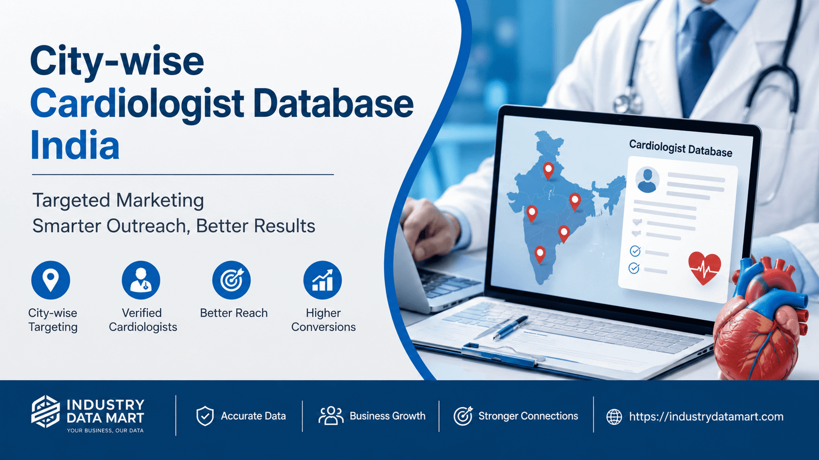 City-wise Cardiologist Database for Targeted Marketing