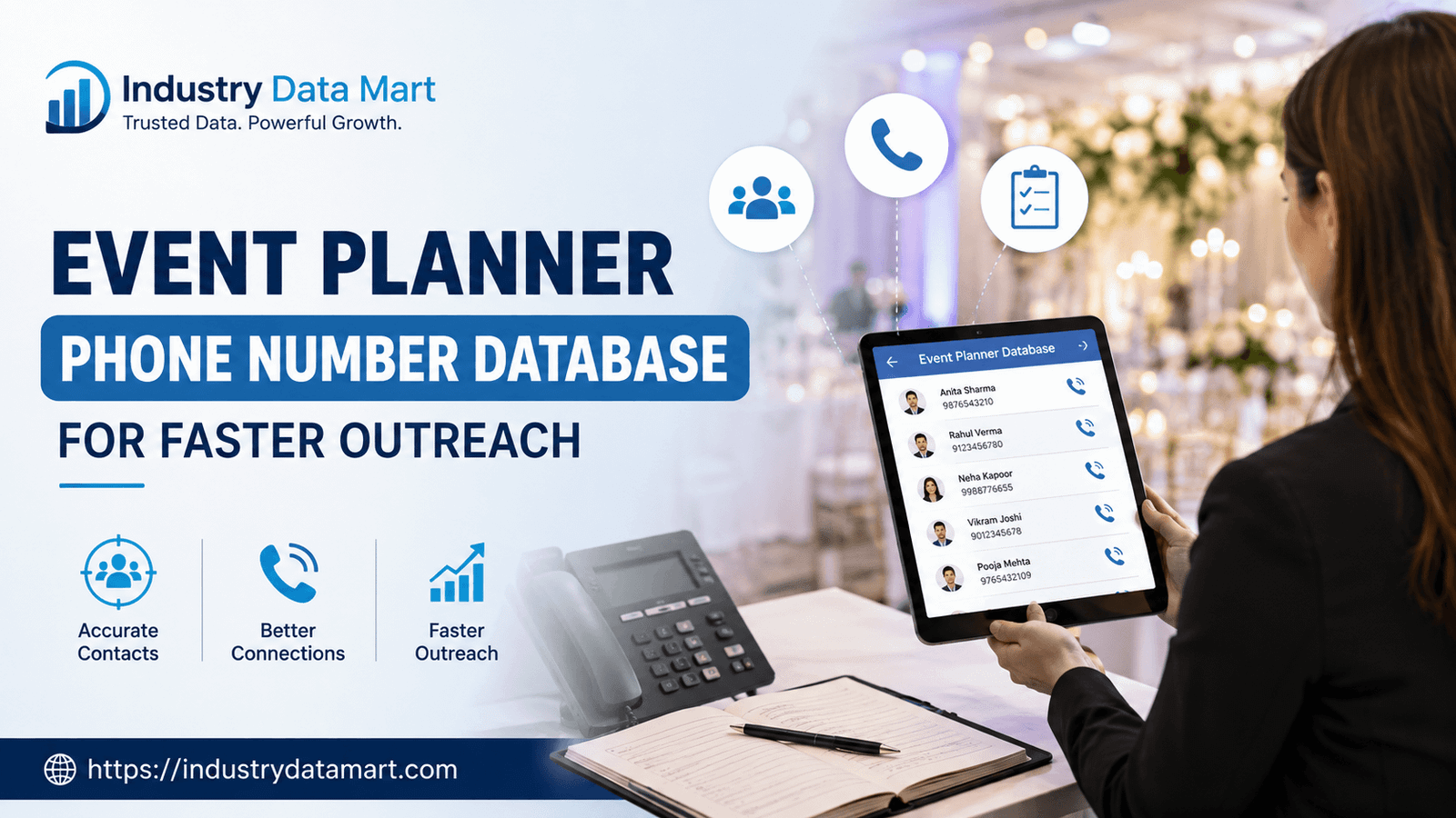 Event Planner Phone Number Database for Faster Outreach