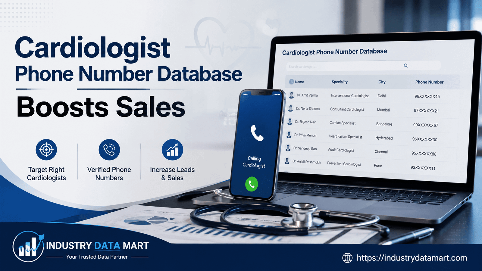 How a Cardiologist Phone Number Database Boosts Sales