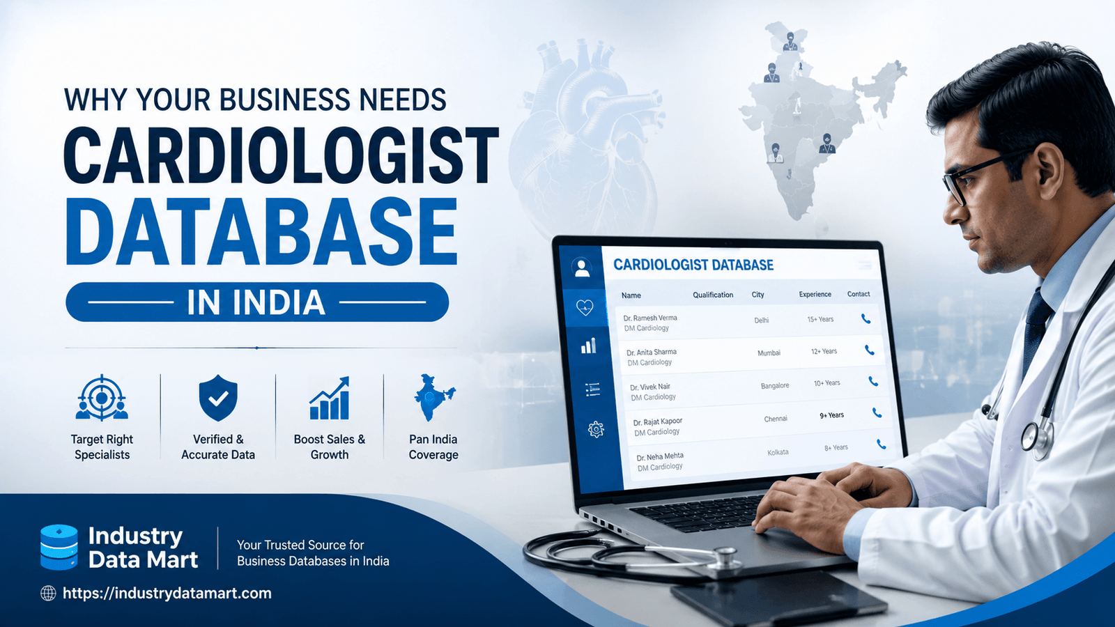 Why Your Business Needs a Cardiologist Database in India