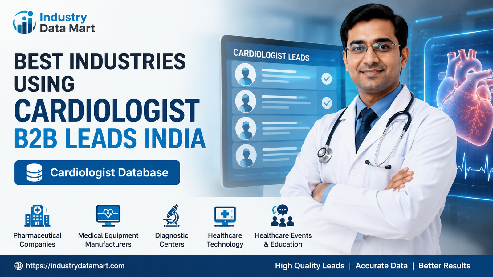Best Industries Using Cardiologist B2B Leads India