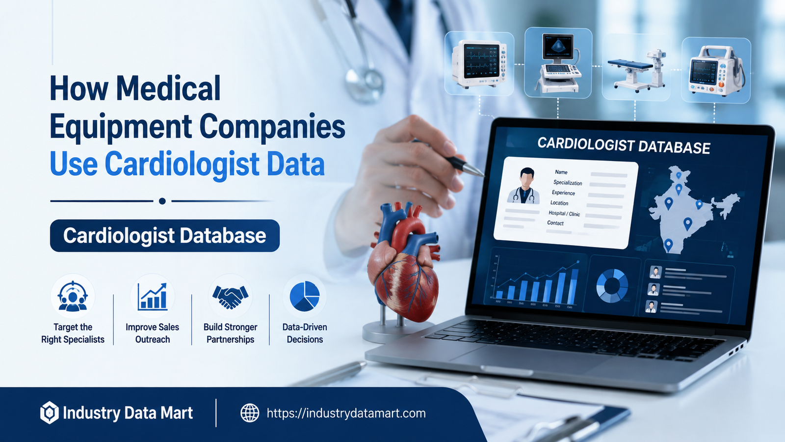 How Medical Equipment Companies Use Cardiologist Data