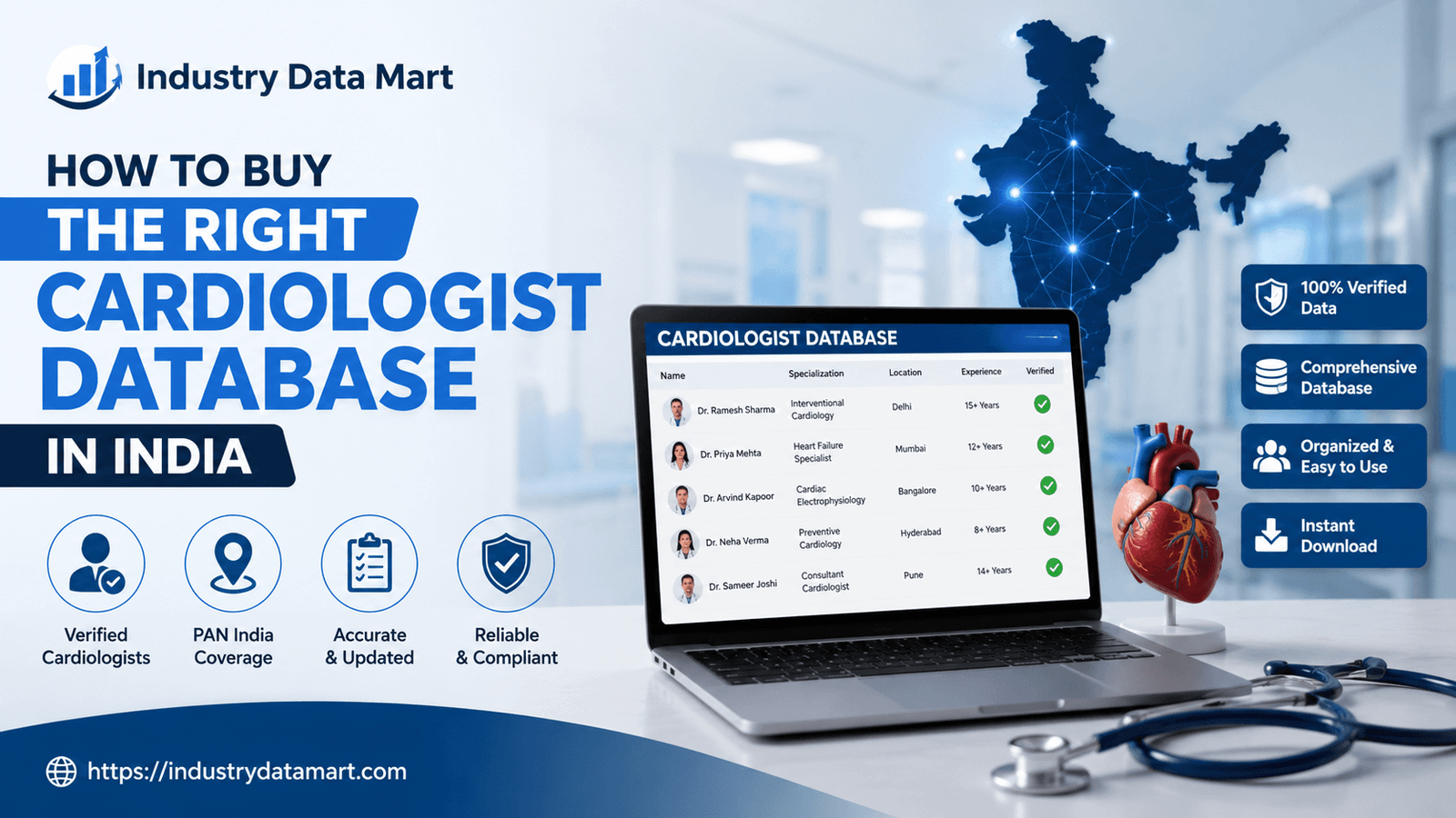 How to Buy the Right Cardiologist Database in India