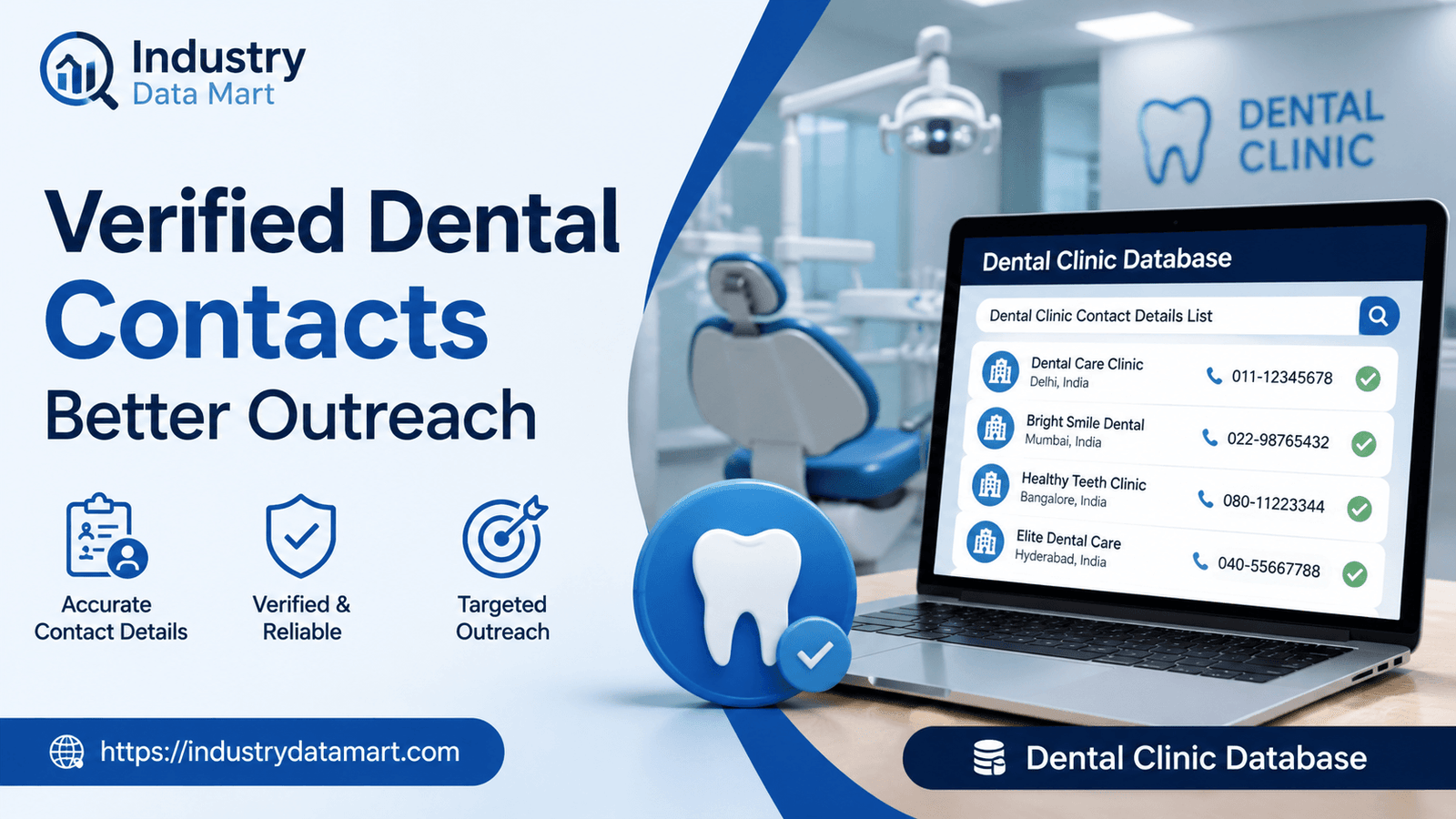 How Verified Dental Clinic Contacts Improve Outreach