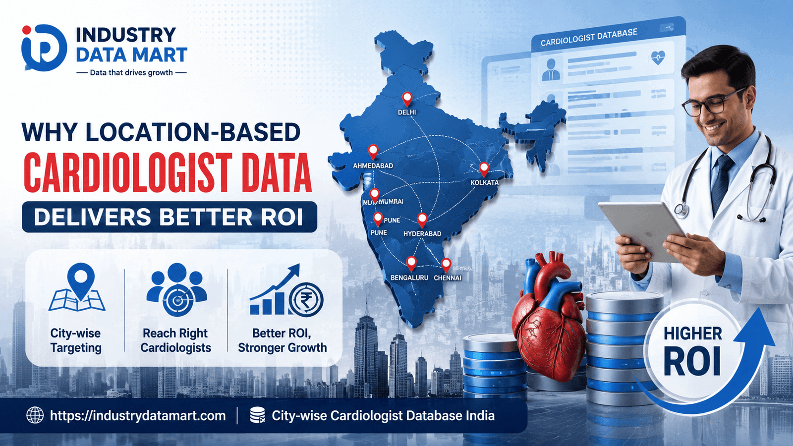 Why Location-Based Cardiologist Data Delivers Better ROI