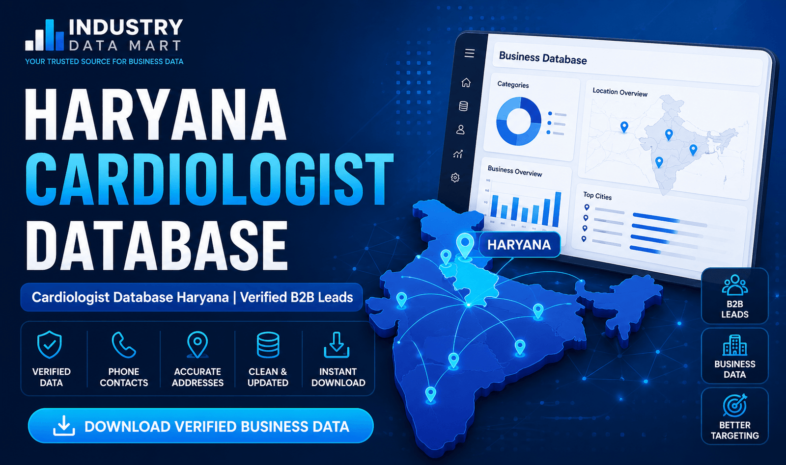 Cardiologist Database Haryana | Verified B2B Leads