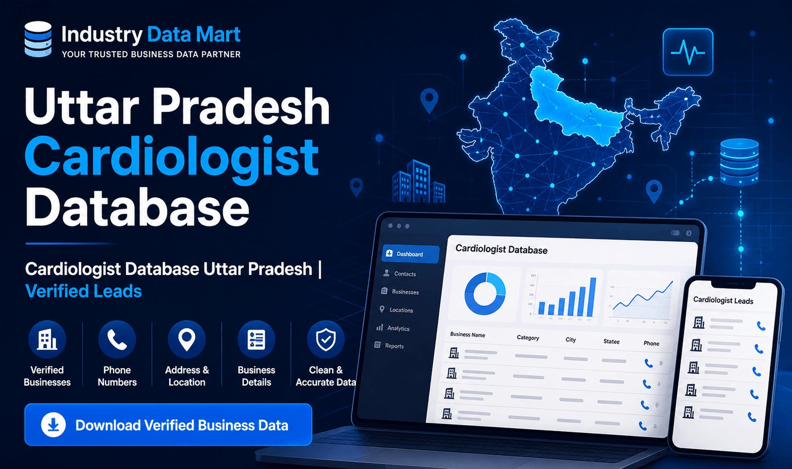 Cardiologist Database Uttar Pradesh | Verified Leads