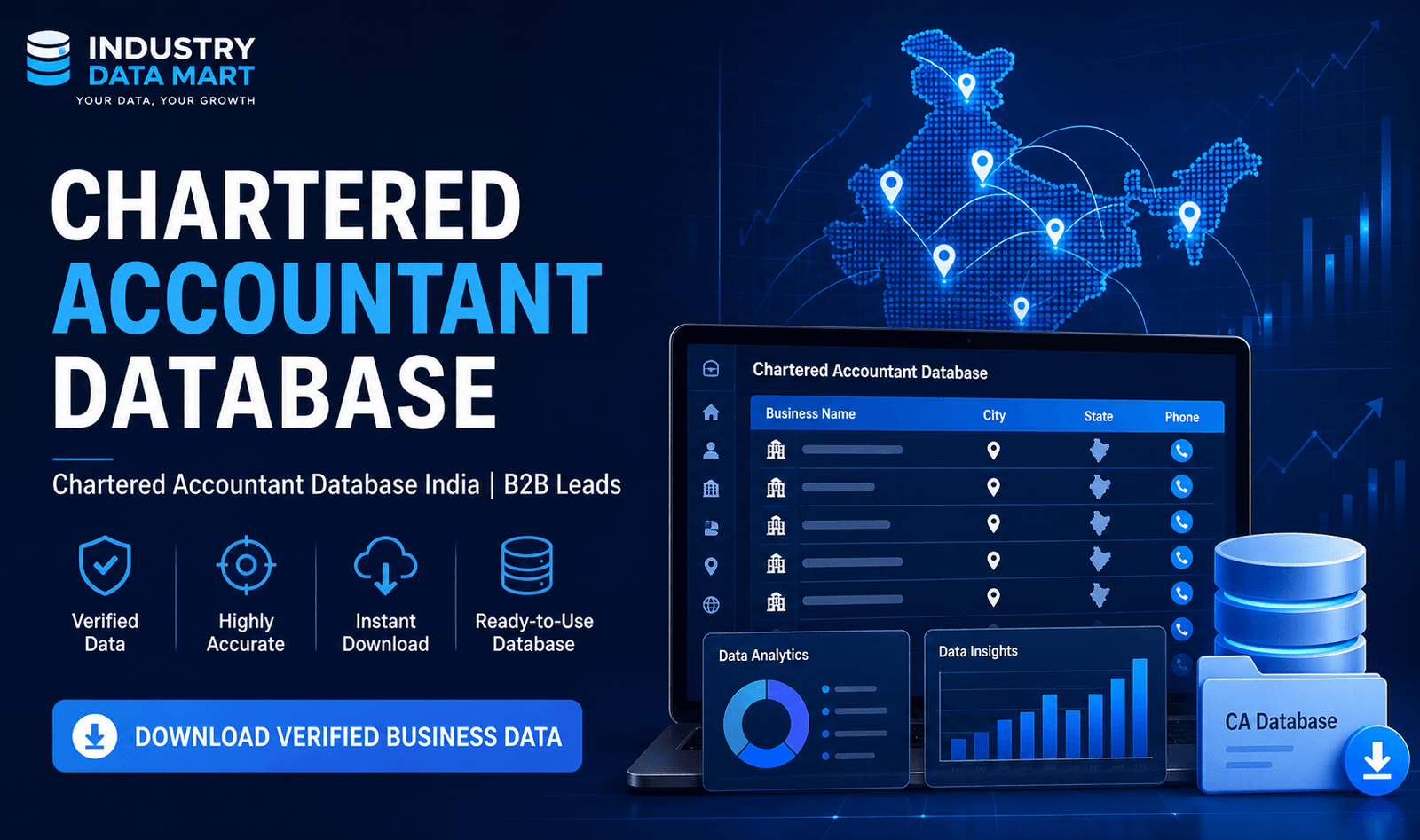 Chartered Accountant Database India | B2B Leads