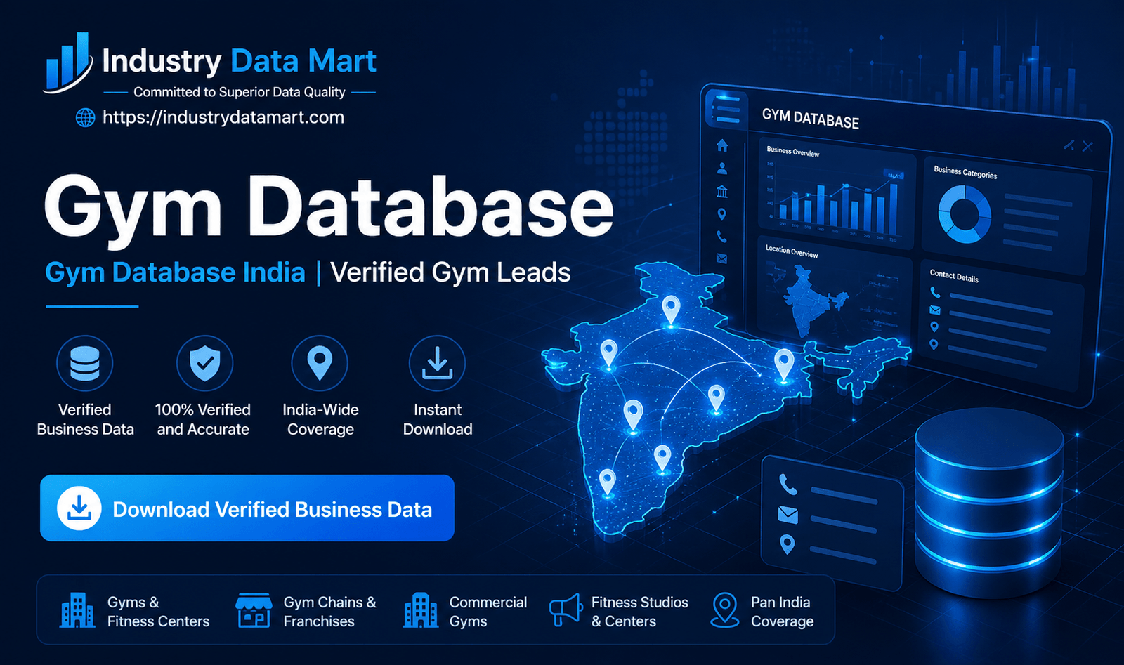 Gym Database India | Verified Gym Leads