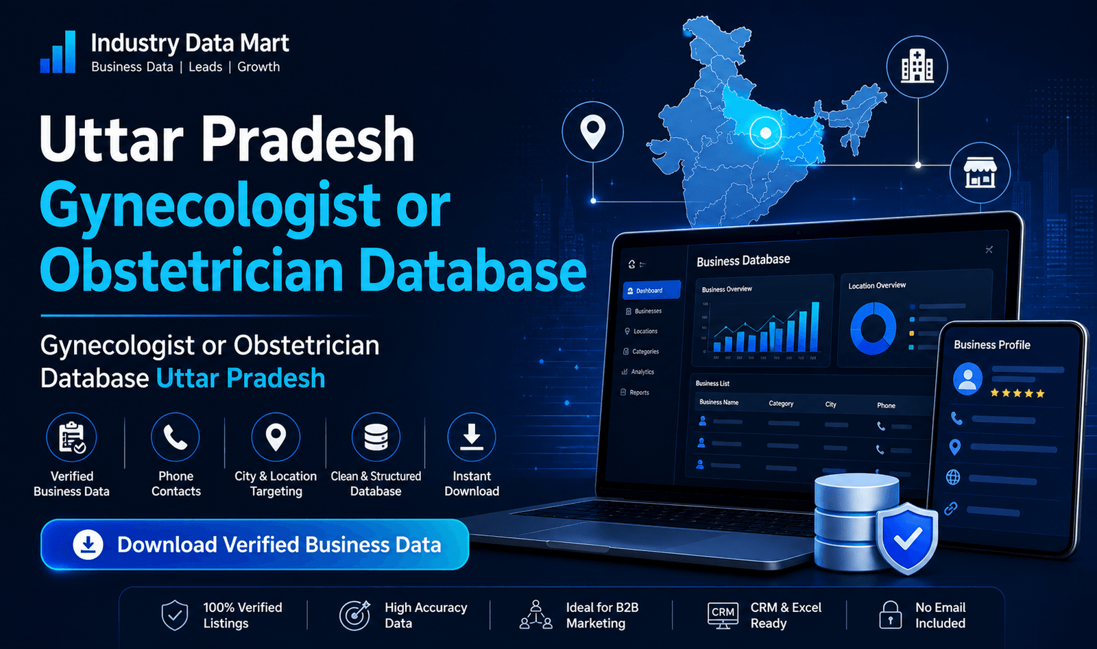 Gynecologist or Obstetrician Database Uttar Pradesh