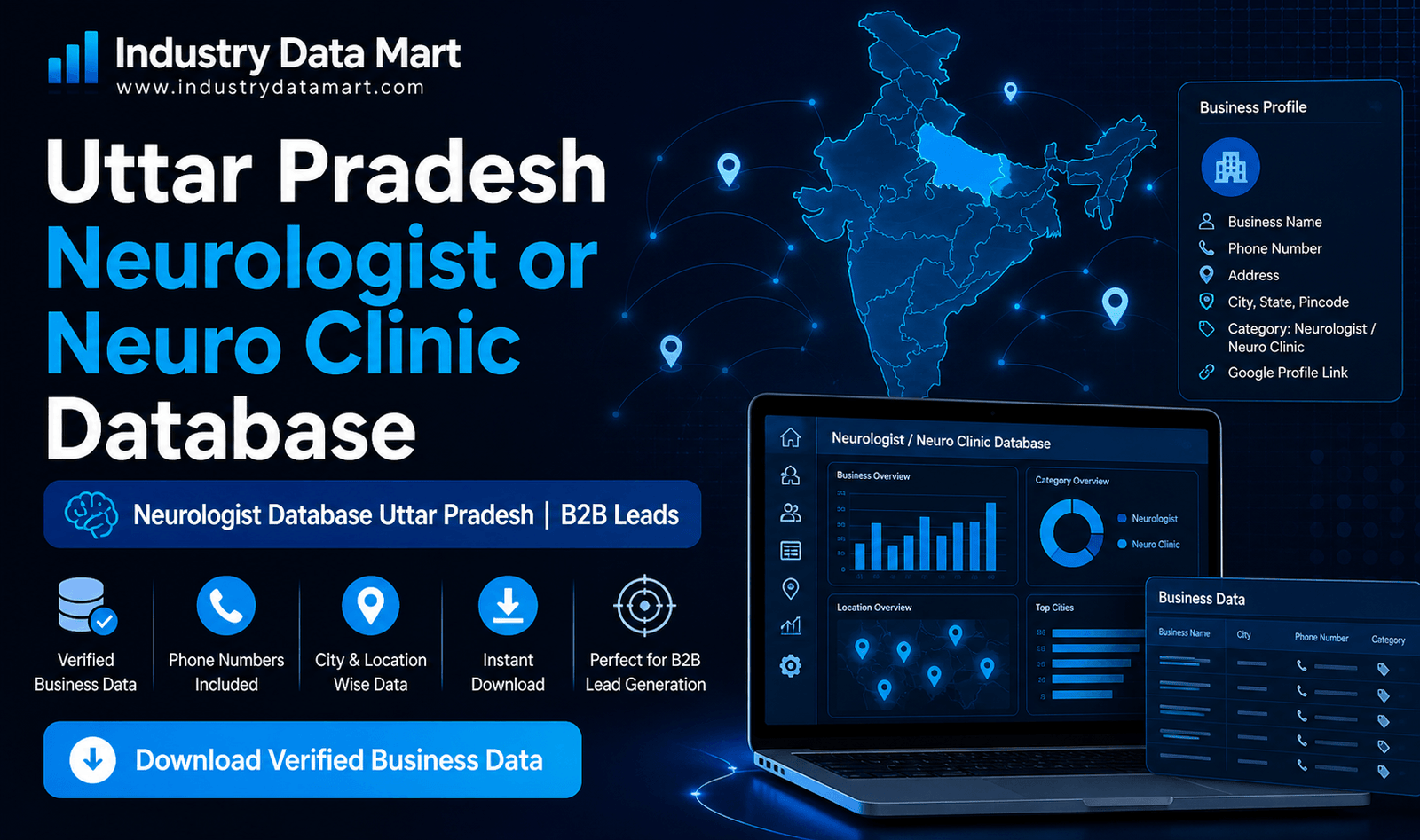 Neurologist Database Uttar Pradesh | B2B Leads