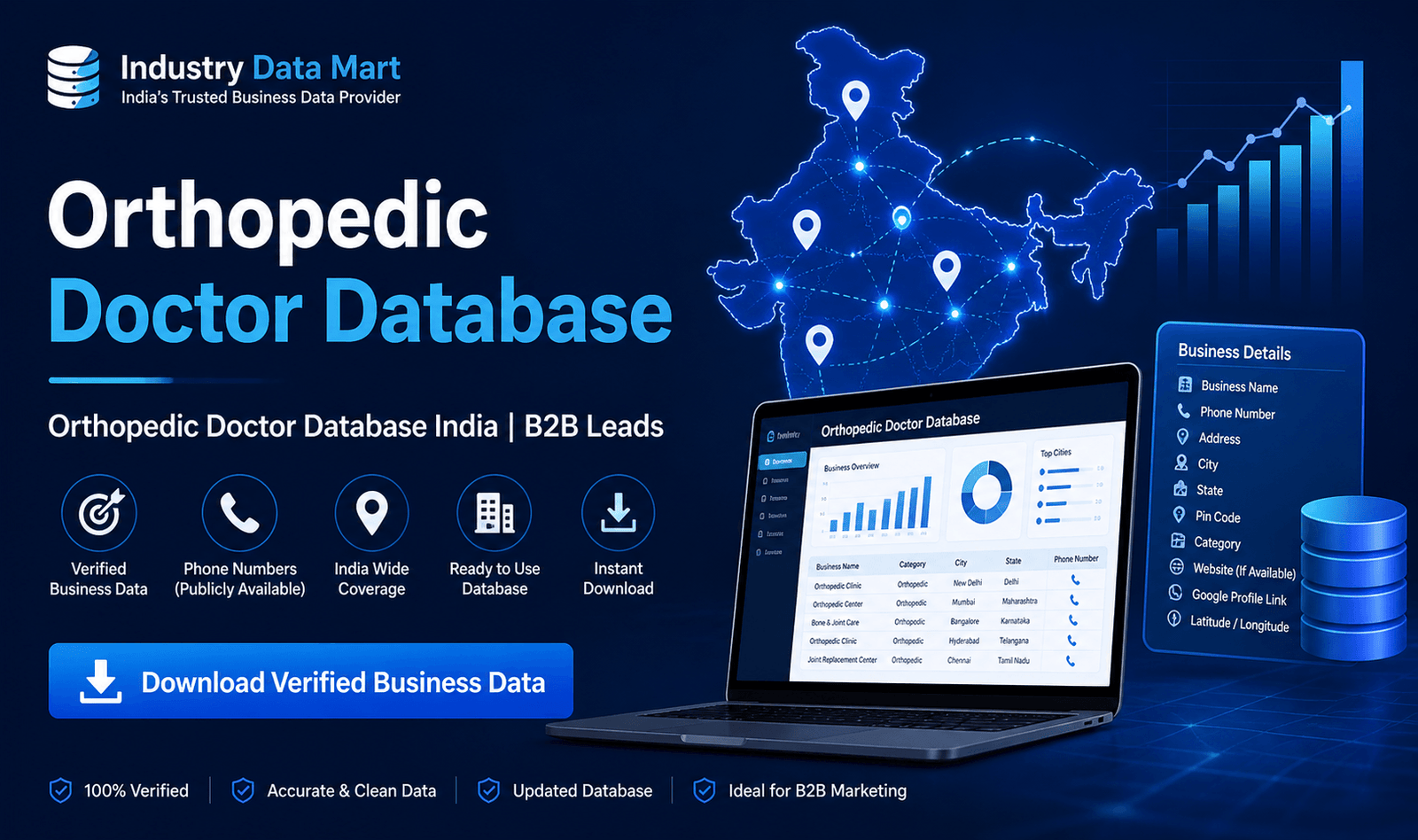 Orthopedic Doctor Database India | B2B Leads