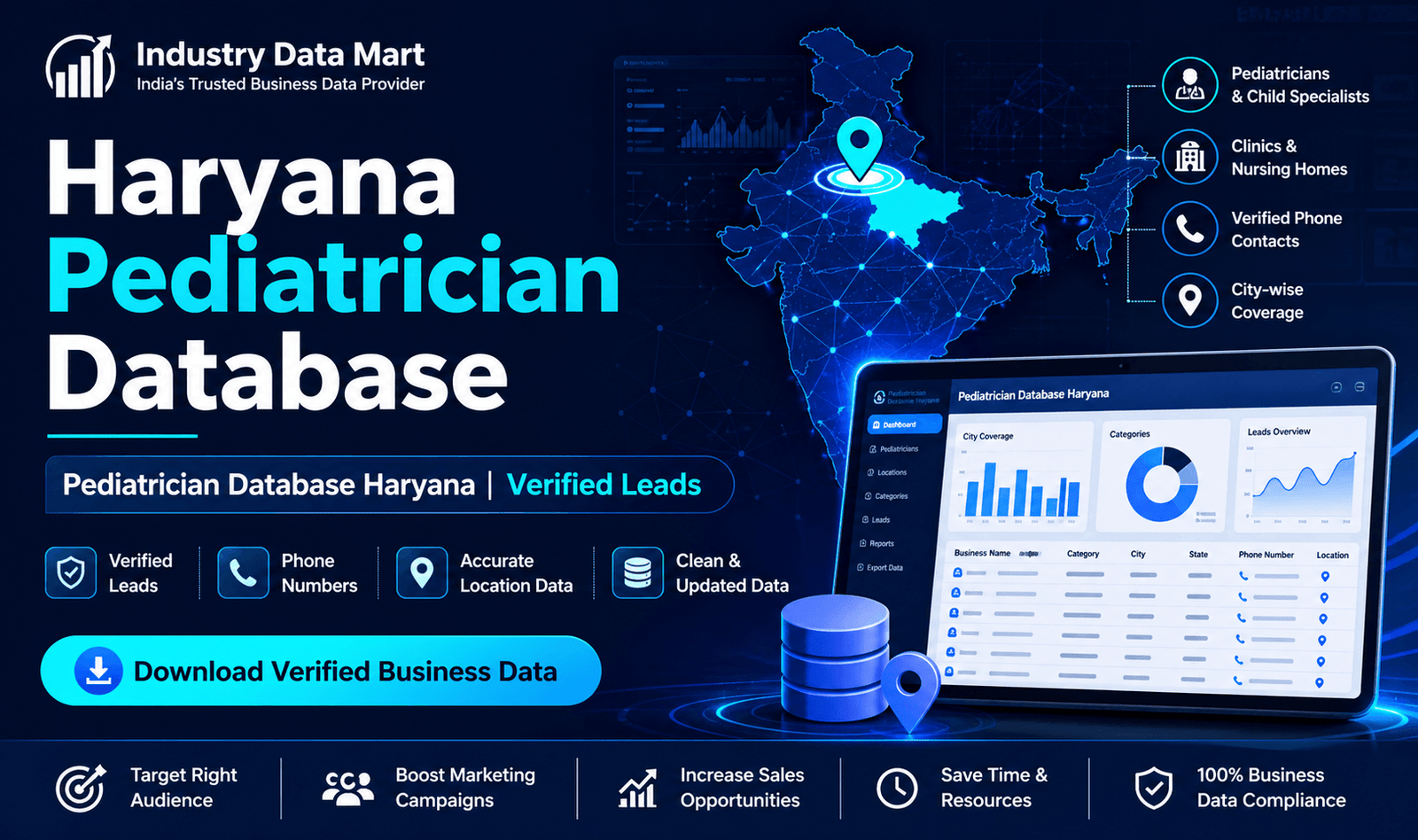 Pediatrician Database Haryana | Verified Leads