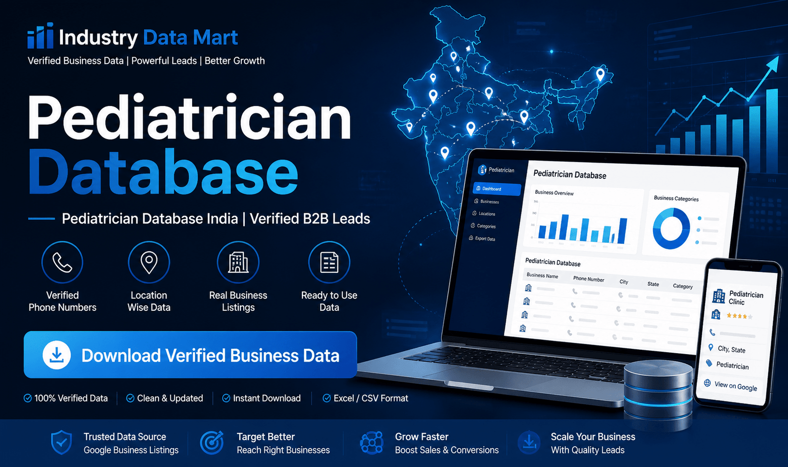 Pediatrician Database India | Verified B2B Leads