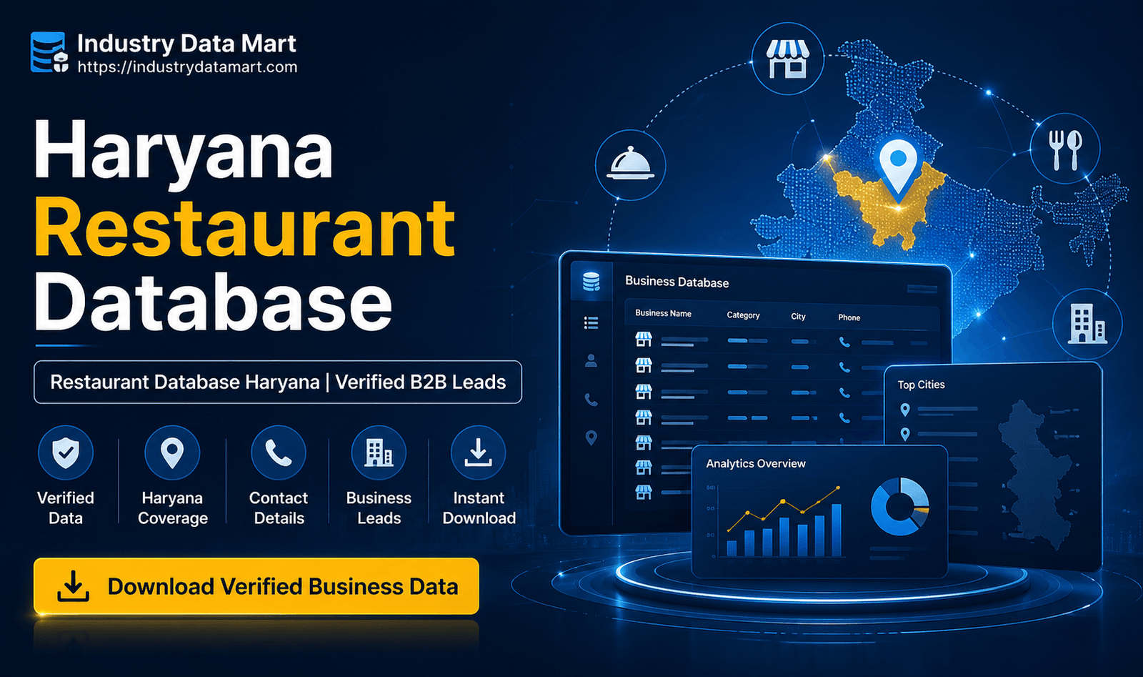 Restaurant Database Haryana | Verified B2B Leads