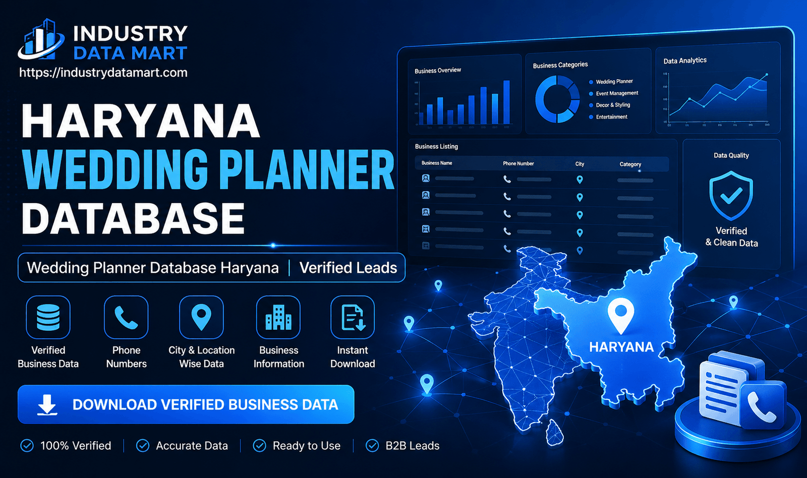 Wedding Planner Database Haryana | Verified Leads