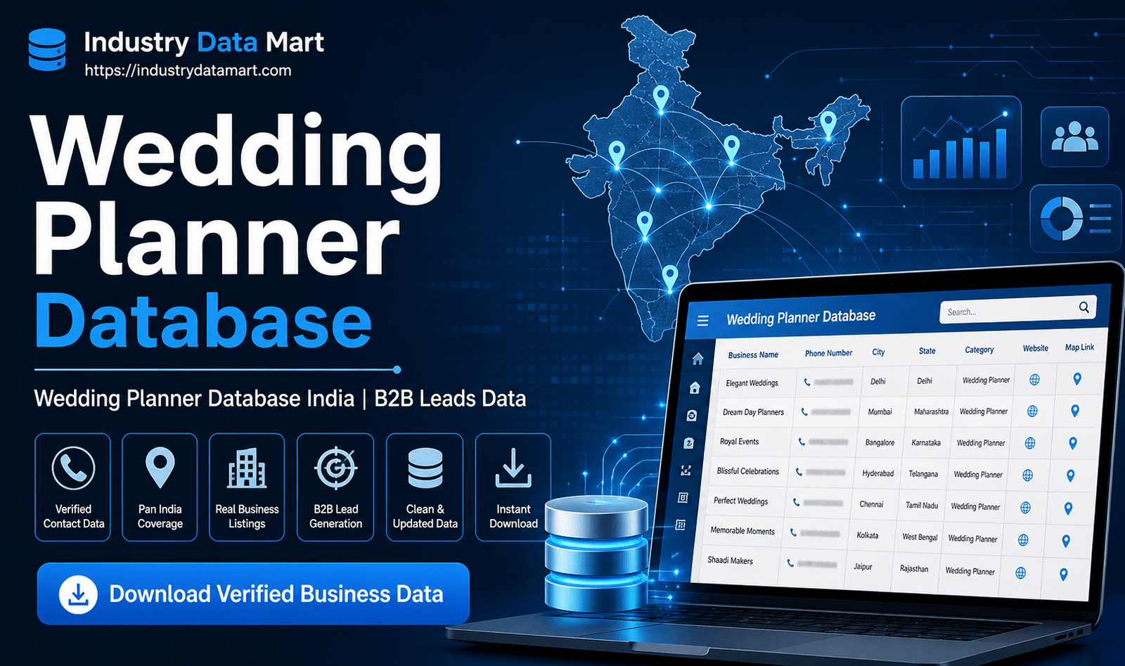 Wedding Planner Database India | B2B Leads Data